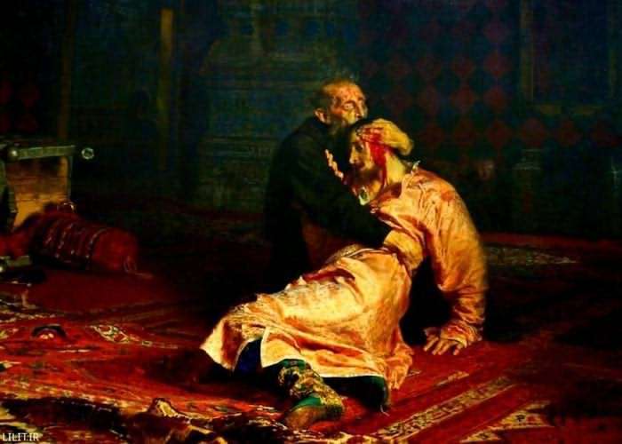 تابلو نقاشی ایوان وحشت زده