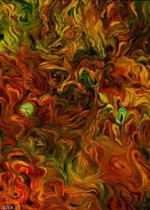 تابلو نقاشی جوانه زدن تابلو نقاشی جوانه زدن