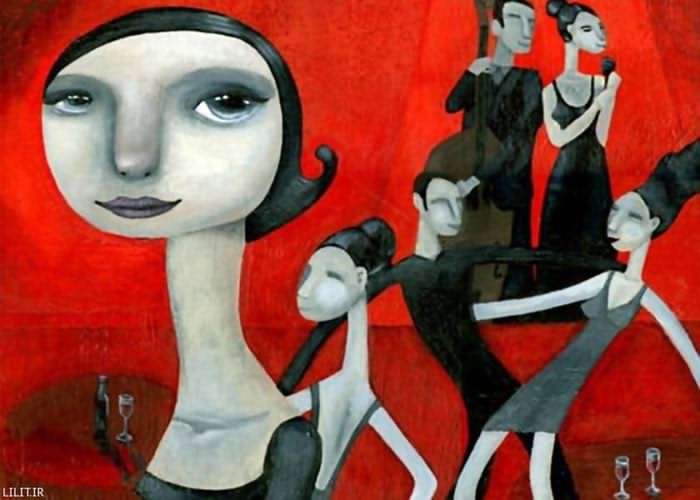 تابلو نقاشی عاشقانه 2