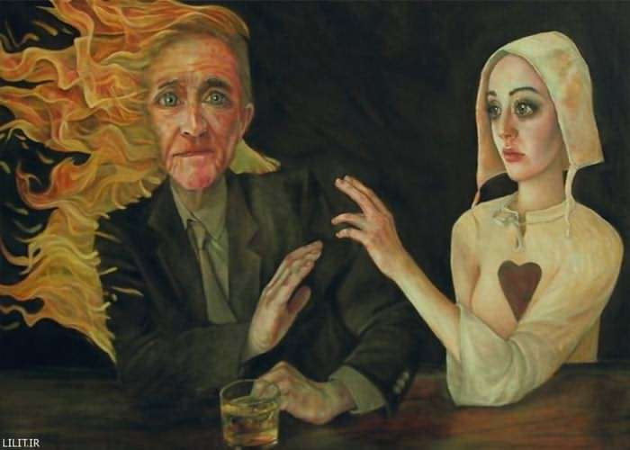 تابلو نقاشی نه ممنون تابلو نقاشی نه ممنون