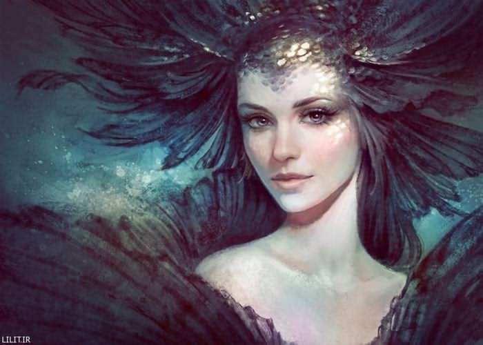 تابلو نقاشی ماهی سیاه تابلو نقاشی ماهی سیاه
