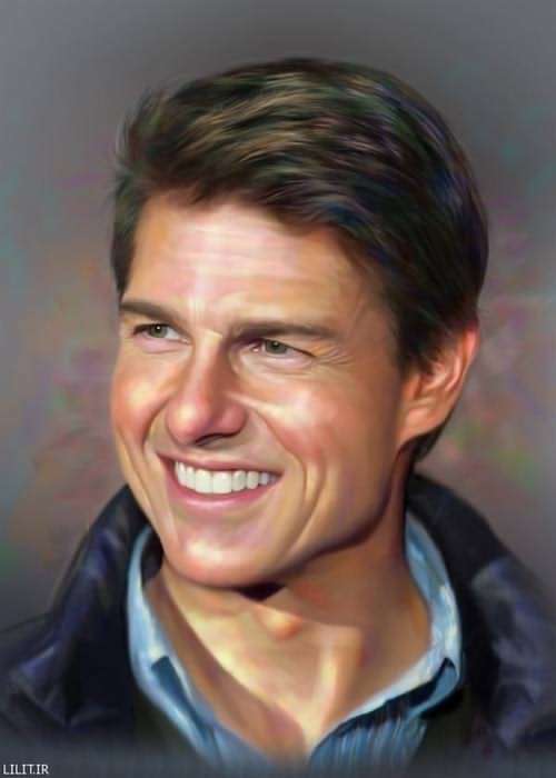 تابلو نقاشی پرتره تام کروز – Tom Cruise تابلو نقاشی پرتره تام کروز – Tom Cruise