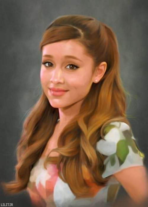 تابلو نقاشی پرتره آریانا گرانده – Ariana grande تابلو نقاشی پرتره آریانا گرانده – Ariana grande