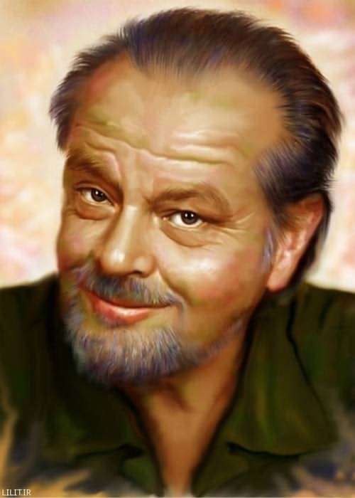 تابلو نقاشی پرتره جک نیکلسون – Jack Nicholson تابلو نقاشی پرتره جک نیکلسون – Jack Nicholson
