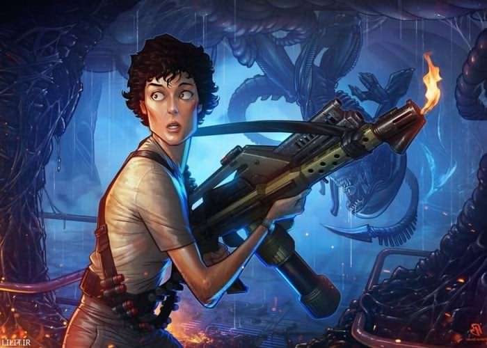 تابلو نقاشی بیگانه – Alien تابلو نقاشی بیگانه – Alien