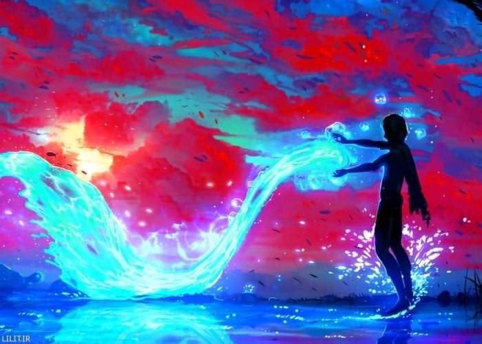 تابلو نقاشی انرژی عنصر آب تابلو نقاشی انرژی عنصر آب