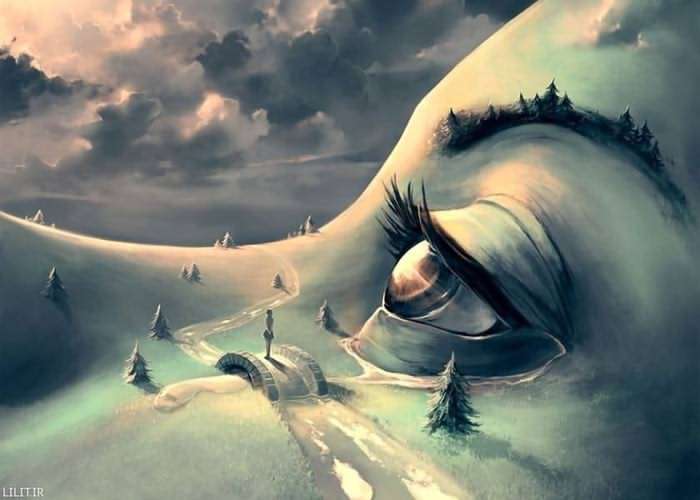 تابلو نقاشی چشم انتظار