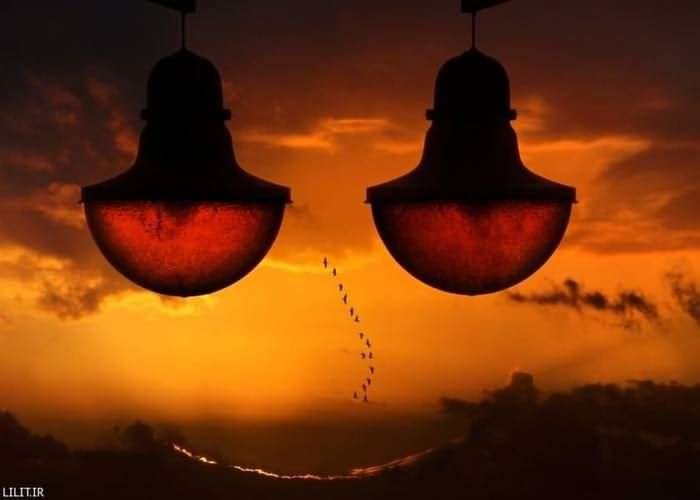 تابلو عکس لبخند غروب تابلو عکس لبخند غروب