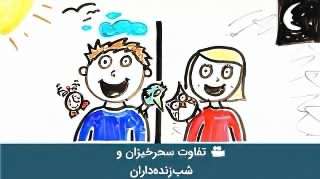 تفاوت سحرخیزان و شب زنده داران!