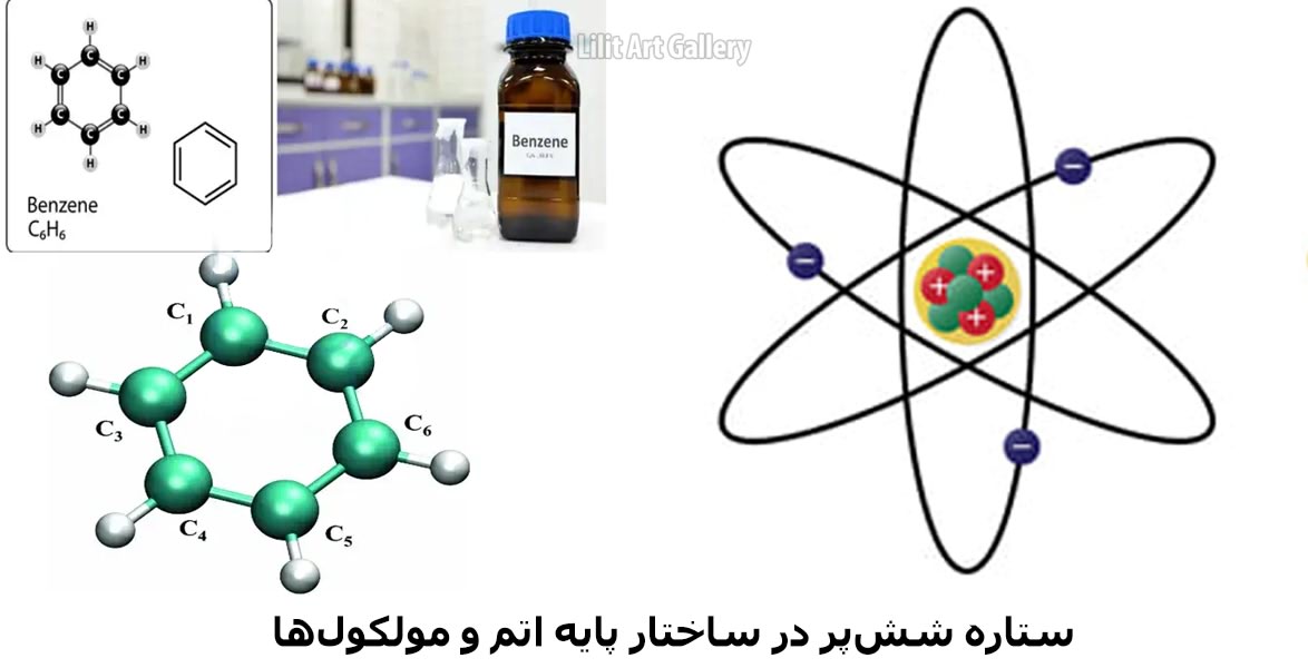 هگزاگرام در اتمها و مولکولها