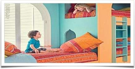اتاق کودک با تختخواب طرح عمارت شرقی اتاق کودک با تختخواب طرح عمارت شرقی