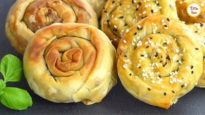 بورک گوشت ترکی بدون نیاز به فر برای بچه ها بورک گوشت ترکی بدون نیاز به فر برای بچه ها
