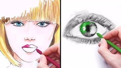 42 روش هنری برای کشیدن نقاشیها چهره و اشیا 42 روش هنری برای کشیدن نقاشیها چهره و اشیا