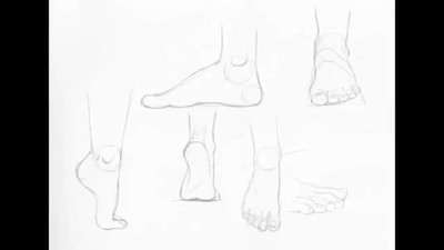 آموزش طراحی پنجه پا آموزش طراحی پنجه پا
