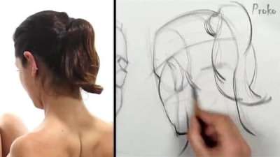 آموزش طراحی ساختار اصلی سر و صورت انسان از روی عکس